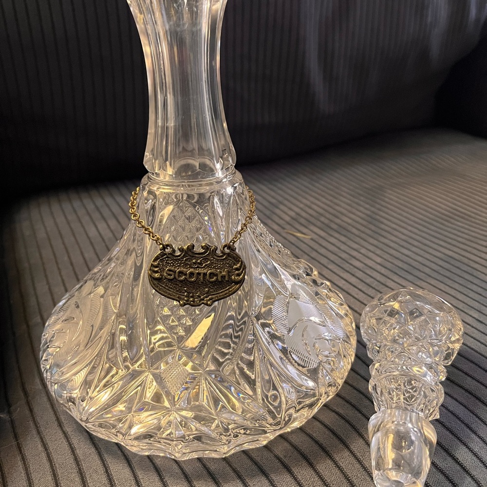 Crystal Decanter with Stopper
